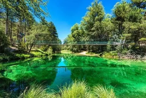 Área Recreativa Puente colgante del Tajo, Poveda de la Sierra