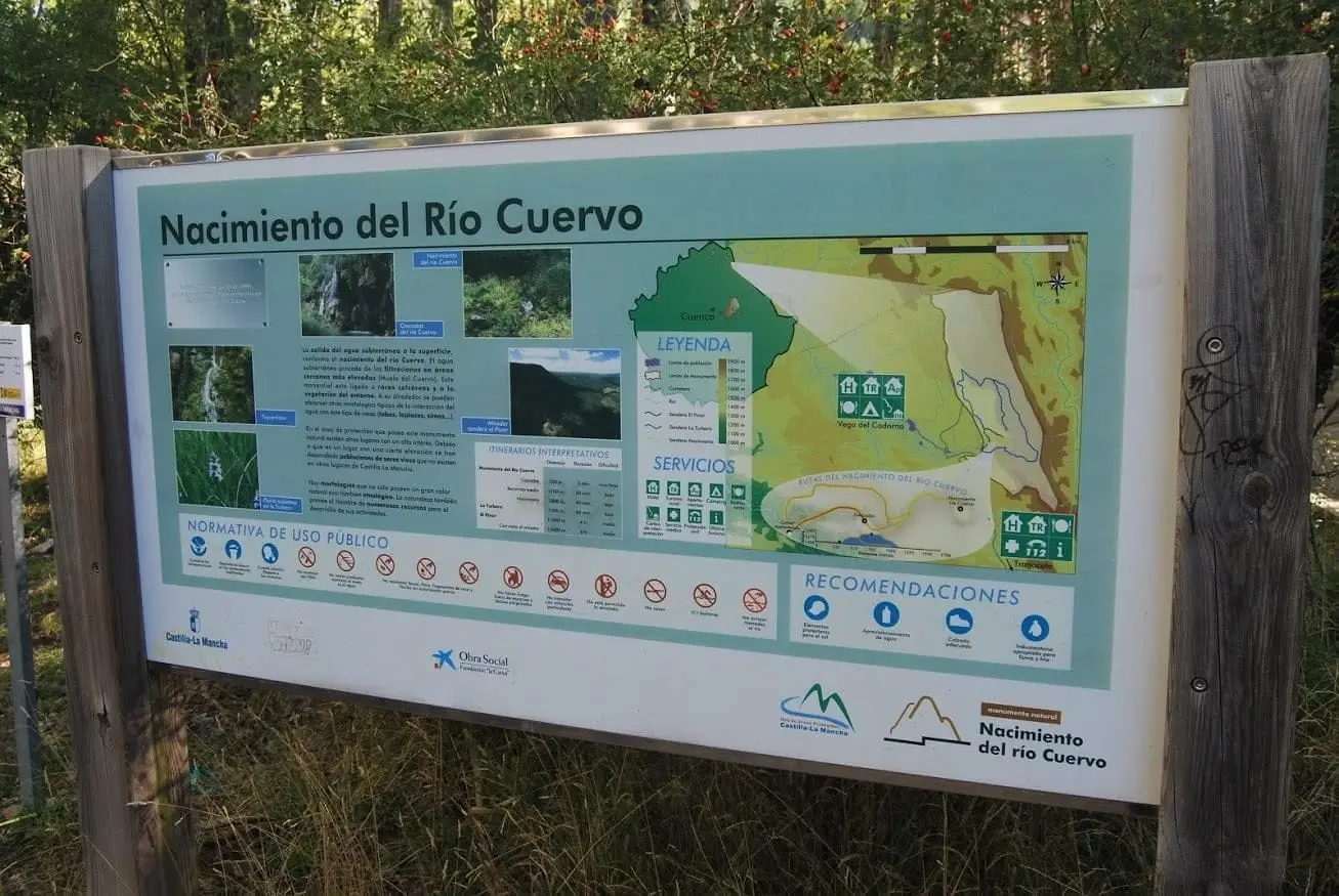 Nacimiento del río Cuervo, Vega del Codorno